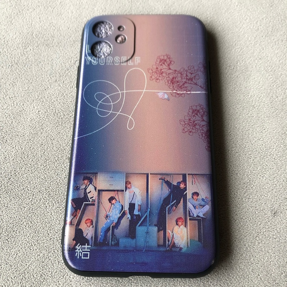 BTS iPhone 11 ~ Silicone Phone Case ~ Love Yourself ~ Brand New!